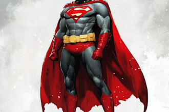 design your favorite superhero character and comic