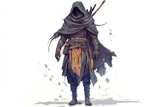 do a fantasy portrait in traditional and digital art