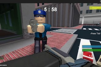 develop roleplay roblox game,script,obby game,fortnite game,fps,lua,simulation