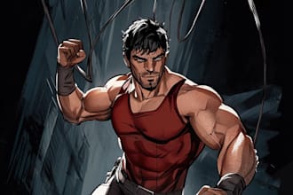 design your comic, game and children story character