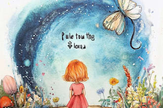 do children story book illustrations drawing watercolor