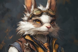 draw furry, oc, fan art, whatever you like in my style