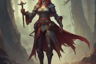 draw a fantasy illustration