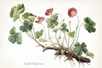 draw botanical illustration art for you