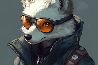 art commissions of cartoon, furry and rpg character