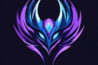 design a professional fantasy, rpg, scifi game, nft logo