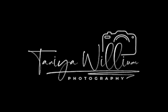design luxury photography signature logo with elegant style