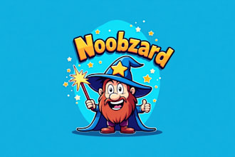 make a high quality wizard mascot logo  within 12 hours