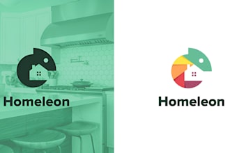 make roofing, home renovation, remodeling and handyman logo