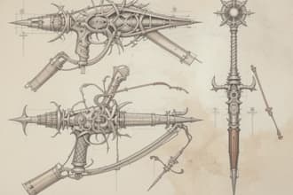 draw your prop or fantasy weapon designs