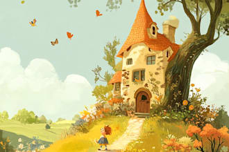 design children book illustration and cover children story