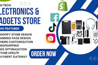 create a professional electronics and gadgets woocommerce store