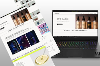 do shopify web stores custom designed aesthetic modern shop