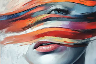 design and animate abstract album cover art