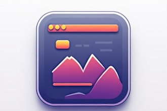 do a unique vector icon, websites app icon, vector art, google icon design