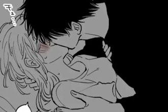 design professional nsfw or fantasy manga pages with your original characters