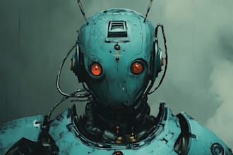 draw warhammer themed illustration