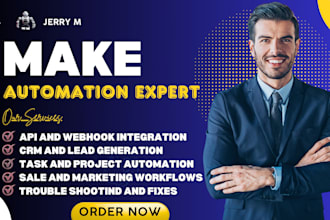 set up make com automation workflow made com integomat zapier automation expert