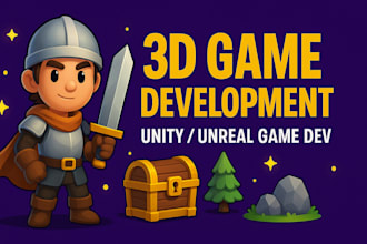 develop 3d games with high quality assets in unity
