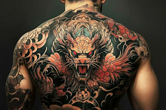 authentic japanese style tattoos for you