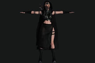 create aaa 3d metahuman character, creature or game character for ue5, film, nft