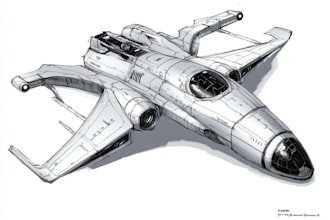 create a spaceship or vehicle design for you