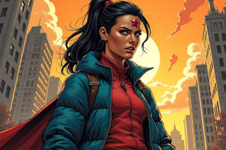 do a charcter of comic or design your comic character