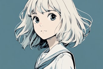 draw beautiful anime art illustration
