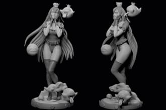 sculpt 3d nsfw character erotic toy figures sfw nsfw machine models for printing
