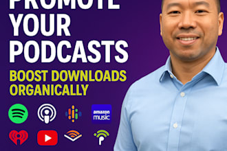 promote your podcasts and boost your downloads organically