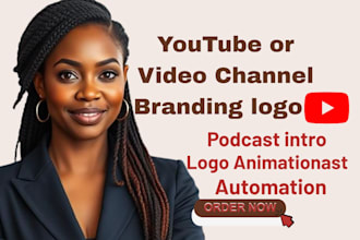 design a full youtube branding kit with logo, banners, and aesthetic thumbnails