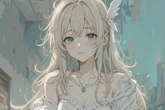 sketch commission anime art from just one theme word