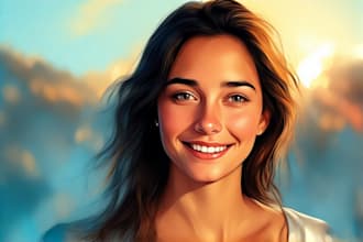 paint your photo in digital oil painting style