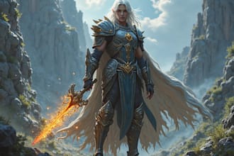 illustrate your fantasy wow dnd ff bg3 character