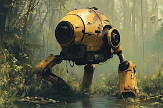 draw warhammer illustration based on your description
