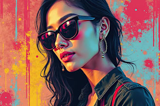 create your photo into awesome wpap pop art