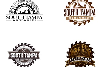design a unique woodwork logo with free unlimited revisions