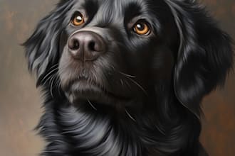 custom pet portraits from photos