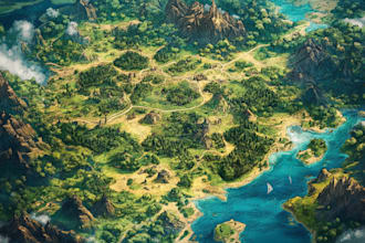fantasy world map design custom dnd game map