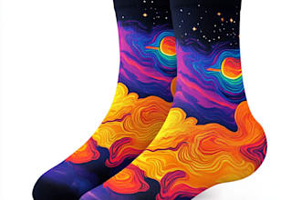 design unique socks design for your brand