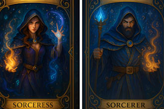 design custom tarot card game playing card board game design box game art tcg