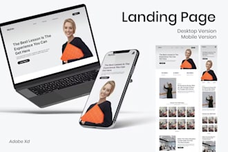 design a modern, responsive  website