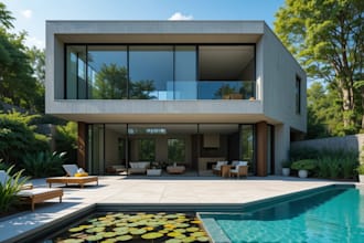 3d render designs for your rooftop,garden,backyard, or terrace