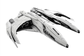 create an create an sci fi art and spaceship design