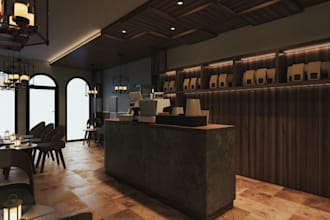 design 3d retail stores,cafe, kiosk,restaurant, container home,bar interior,shop