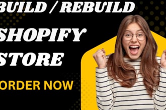 build rebuild shopify pet dropshipping ecommerce fitness clothing design