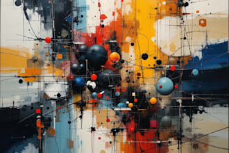 design abstract or watercolor canvas wall art in my style
