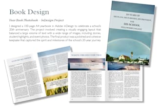 do book design, photobooks, and ebooks for any purpose