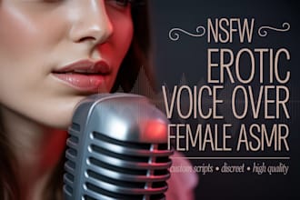 voice your sfw or nsfw scripts in a cute anime girl voice HQ audio podcast