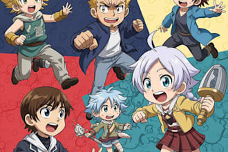 create your anime and comic custom tattoo design and illus